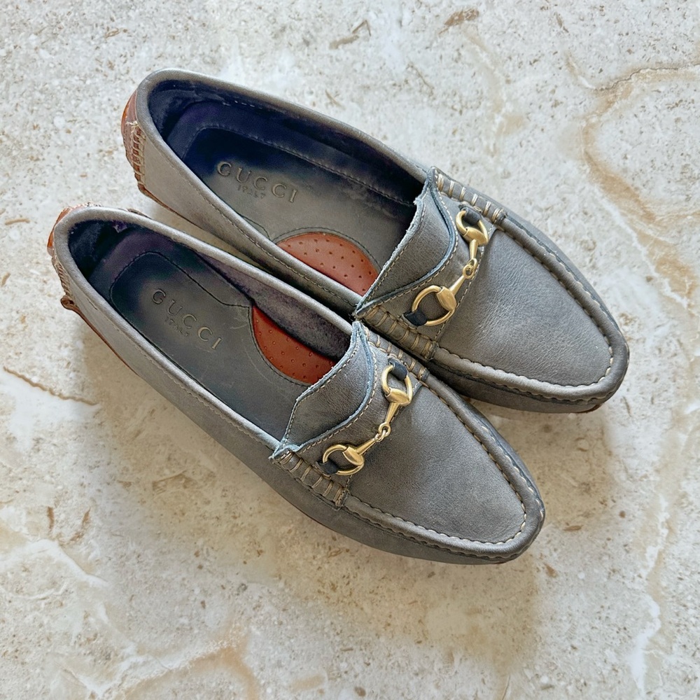 Gucci Gray Women's Loafers